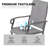 Walnes Outdoor Patio Dining Set, Iron Table, with PVC-coated polyester Chairs-75026922