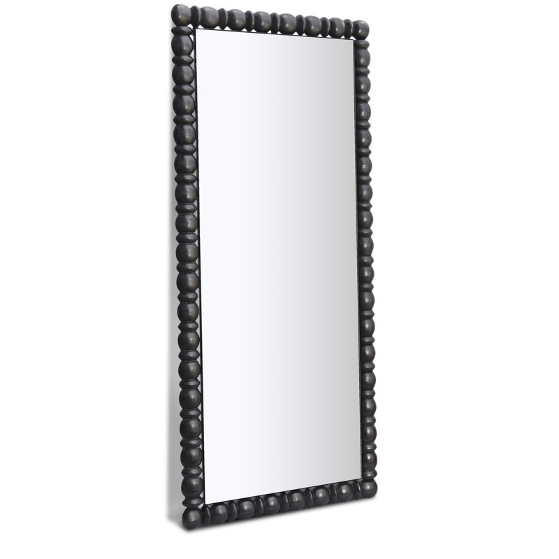 Miroir décoratif Aubrey, Noir, 65 po x 29 po