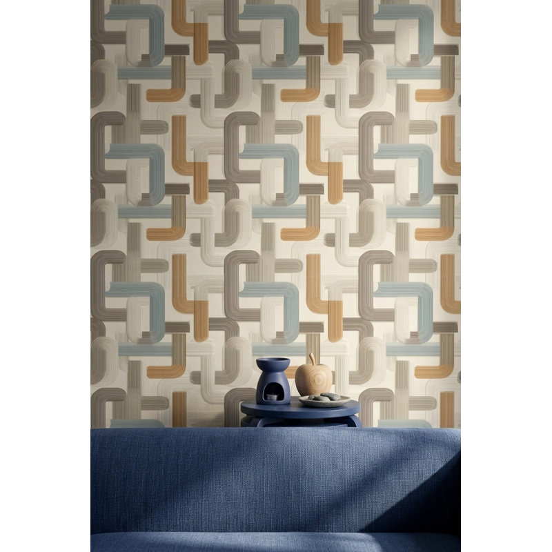 Papier peint Mid-Century, Textured Non-Pasted