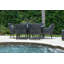 Chaise de patio avec coussin Crone