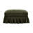 In Chenille Fabric With Removable Ruffles For Two Different Looks, Comfortable Body - Supporting Design, Distinctive Curved Cushion And , Silver Threaded Chenille, Various Furniture Arrangements