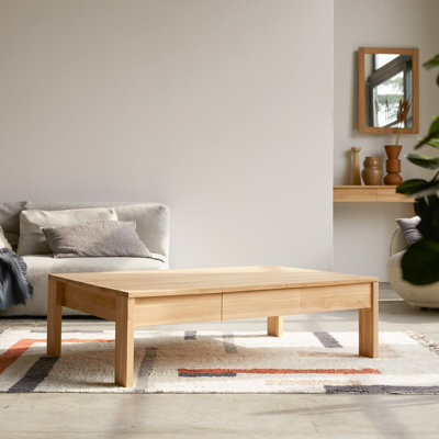 Moscatello Solid Wood Four Leg Coffee Table