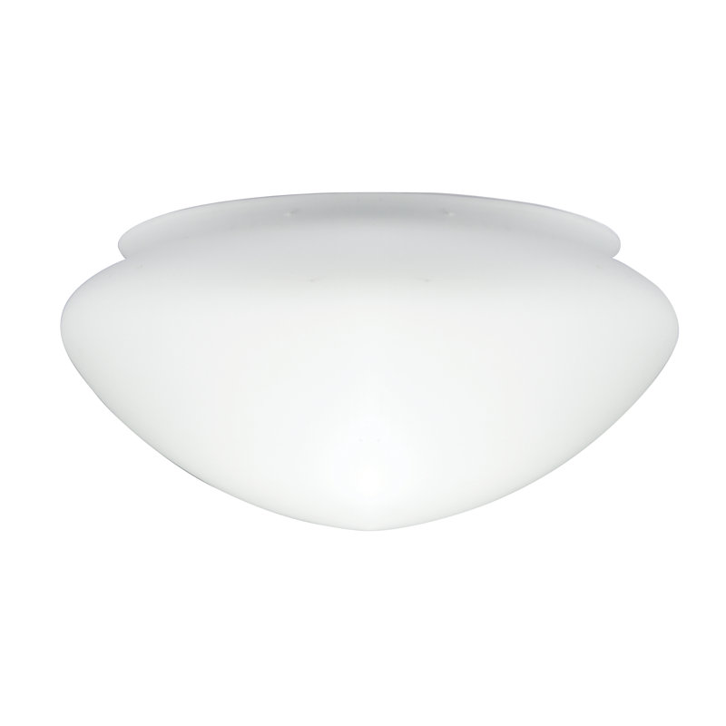 8.5 cm H Glass Pendant Shade ( Screw On ) in White