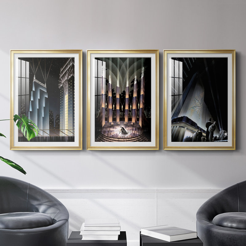 Into The Night, reproduction encadrée de qualité supérieure - prête à être accrochée, H 42,5 po x l 61 po x P 2,5 po