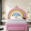Lit plateforme tapissier Rainbow