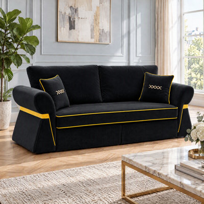 83.5 " Velvet Sofa