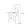 Modern Dining Table Sets for 6, White Sintered Stone Dining Table With PU Upholstered Chairs