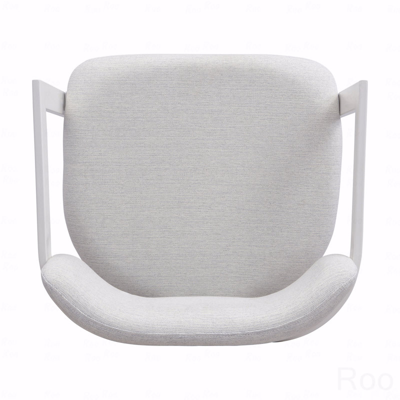 Ensemble de 2 chaises de salle à manger, chaises de salle à manger rembourrées, fauteuils en tissu avec structure en métal beige
