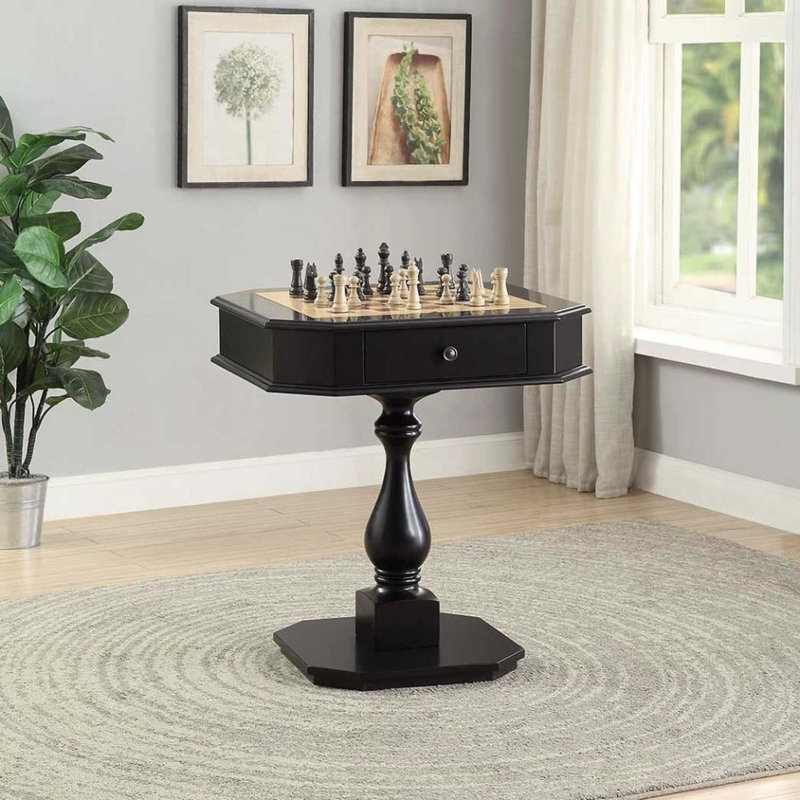 Table de jeu Bishop, noir, Black