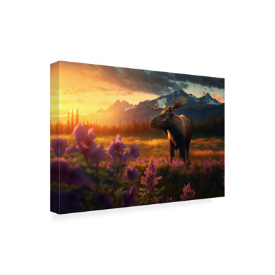 Animaux, faune nord-américaine 8 sur toile