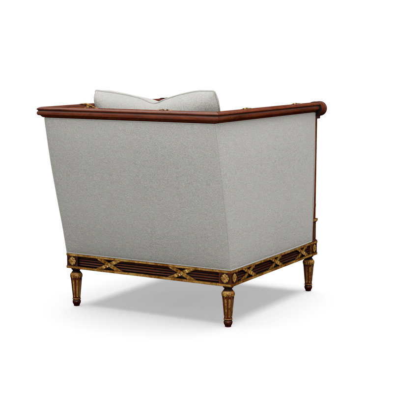 The Regent's Visit  Accent Chair, Page Snow (Performance fabric) 1355-91