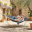 Outsunny Double Hammock 2-Person Extra Large 200 x 140 cm Grey