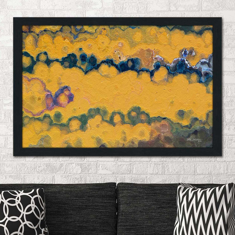 «John 14:12 Miracles Abound» par Mark Lawrence - reproduction, H 27,5 po x l 39,5 po x P 0,75 po, Cadre espresso