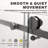 UKS05 56 in. to 60 in. x 66 in. H Frameless Sliding Shower Door in Matte Black with 3/8 in. (10mm) Clear Glass-120905053-121327029