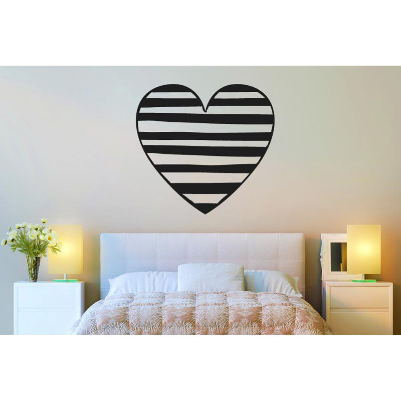 Abstract Non-Wall Damaging Wall Decal, Burgundy