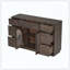 Armoire avec rangement 2 portes et 7 tiroirs pour l'entrée de la salle à manger-685383255
