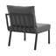 Fauteuil d'extérieur en aluminium avec coussins Sunbrella Riverside-1893520043