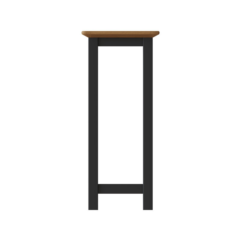 Daris Side Lamp Table Plant Stand. Solid Oak Top. Fully Assembled, Blue