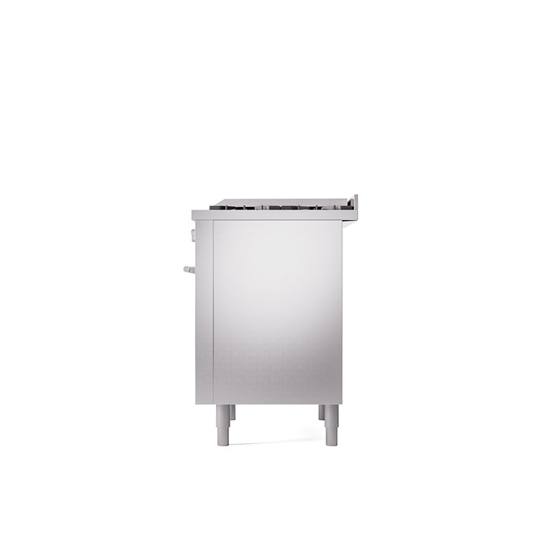 Cuisinière à double carburant 36 po ILVE Professional Plus II, Acier Inoxydable, Gaz naturel