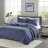 3 Piece Quilt Set Navy Full/Queen-119922098-119922109