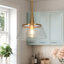 Luminaire suspendu pour îlot de cuisine à 1 lumière H 3,7 po Jonesboro