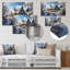 Winter Snowy Cottage IV - impression sur métal-641761322