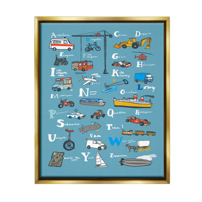 " Various Vehicles Alphabet " by Hanna Melin