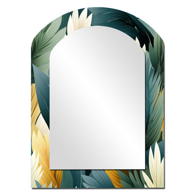 Phaidra - Beige Coastal Arch Wall Mirror