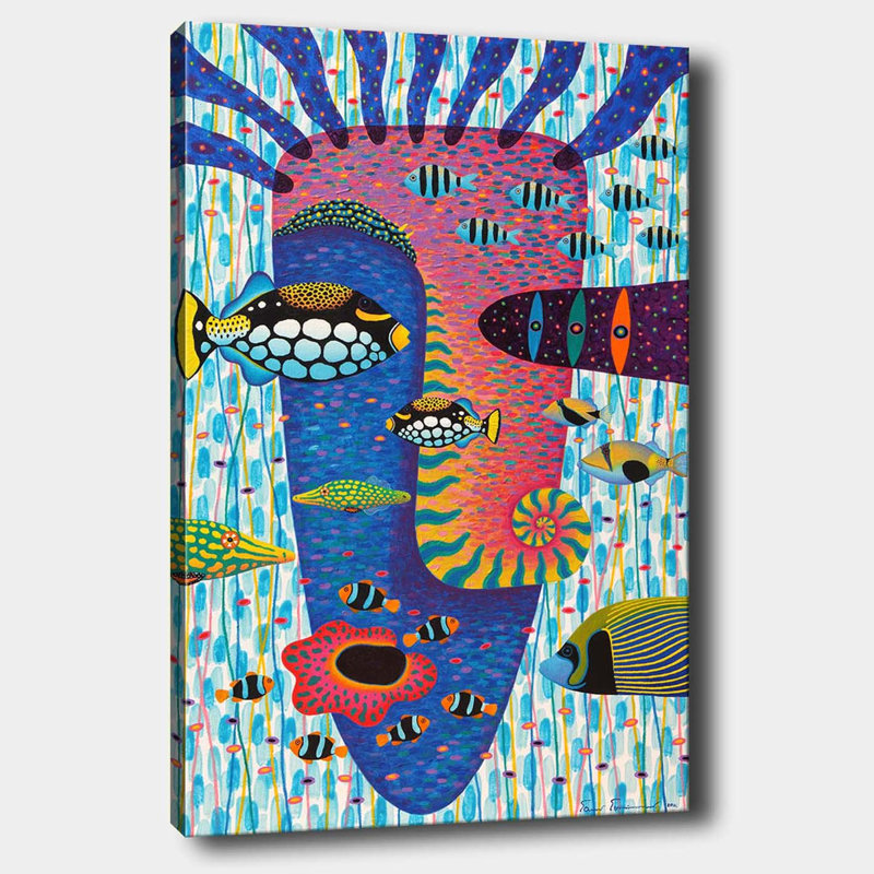 Peinture sur toile tendue