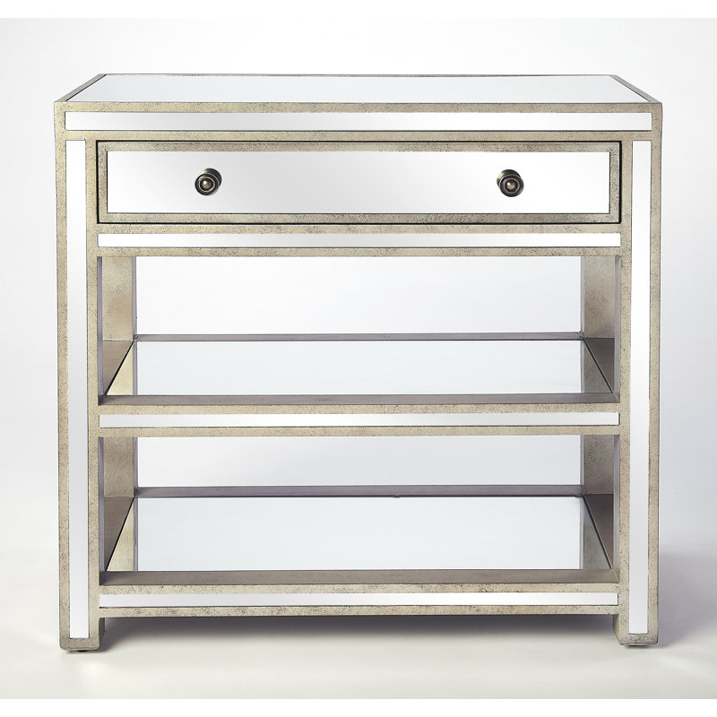 Miranda Mirrored Console Table