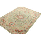 Distressed Homage Hand Knotted Wool Area Rug