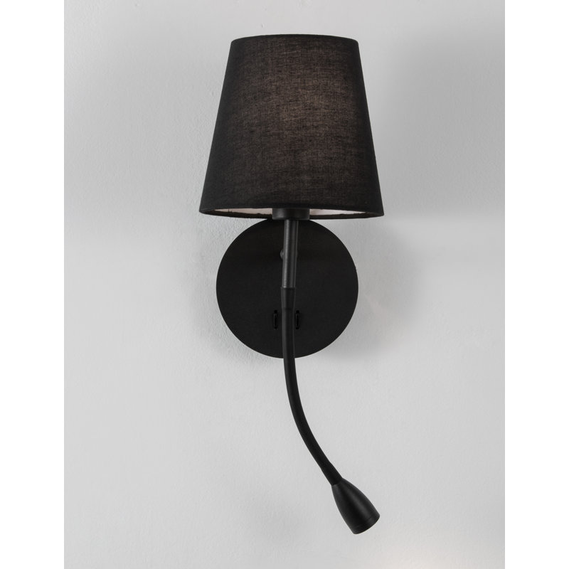 LED Armed Sconce, Black