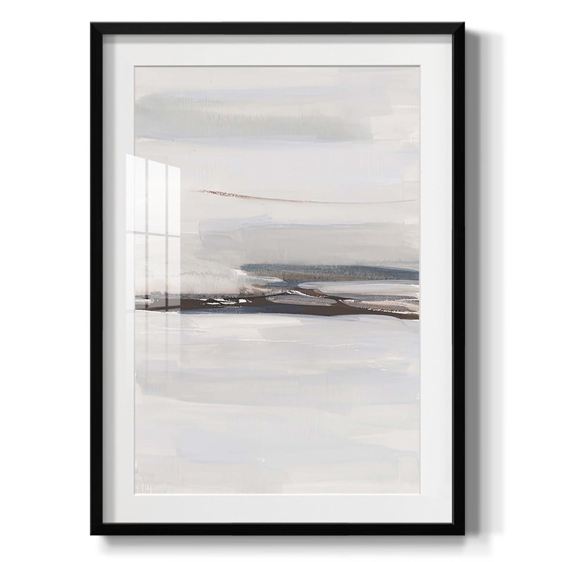 Horizon ascendant I - impression encadrée, H 25,5 po x l 17,5 po, Noir