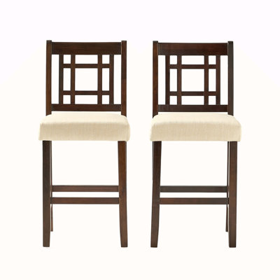 CHAISE DE COMPTOIR AVEC COUSSIN DE 5CM (ENSEMBLE DE 2)
