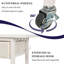 77cm H x 60cm W Utility Cart with Wheels