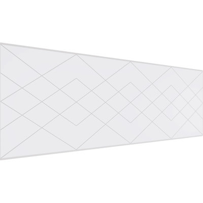 32.25'' H x 94.5'' W x 0.38'' D Expanded Cellular PVC Wainscot Panelling