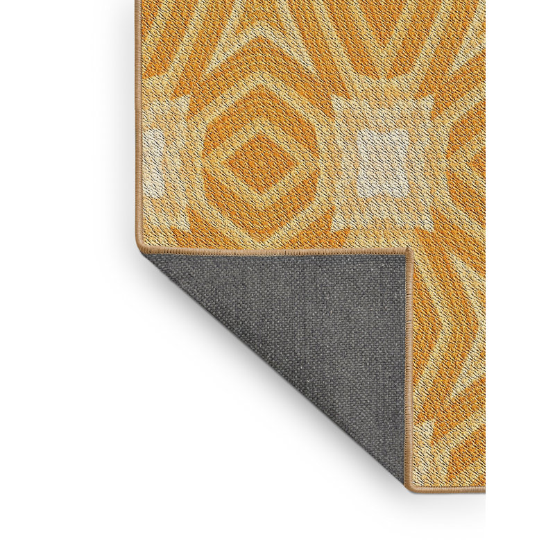 Geometric Indoor Rug, Rectangle 5' x 8'