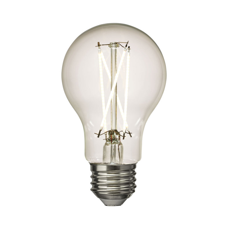 Visual Comfort & Co. LED A19 shape 7.5W E-26 Medium base Clear Edison Style light bulb, 3000 Kelvins