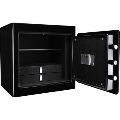 Porte-objets de valeur - 1,01 pi³ noir avec système de verrouillage