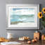 «Shimmering Shore Macro», reproduction encadrée de qualité supérieure - prête à être accrochée-2058066285-2058066274