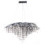 Gabriela Eclectic 10 Light Silver Branch Crystal Chandelier-29552719