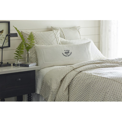 Good Night Linen Bolster Pillow