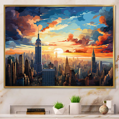 Pop Art New York IV, reproduction d'art sur toile