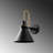 Modern Black Wall Lamp, Metal Body, 7.5 x 10.2 x 12.6 Inches | IP20 Rated, E14 Socket (Max 40W) | Elegant Design for Living Room, Bedroom, or Office | Stylish and Functional Lighting Solution-952287615