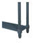 Console Table Sofa Table Easy Assembly With Two Storage Drawers And Bottom Shelf For Living Room, Entryway (Antique Navy)-69651501