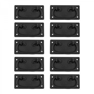 Cabinet Drawer Door Wrought Iron Mission 3 5/8" Center Ring Pull Multipack