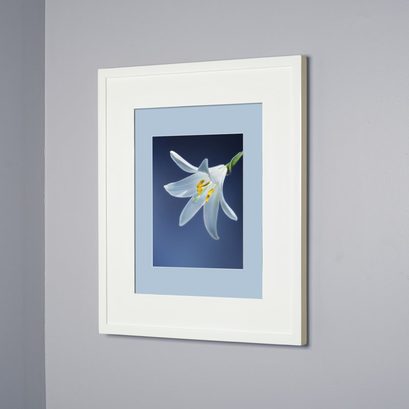 14x18 Fox Hollow Furnishings Recessed Picture Frame Medicine Cabinet, White