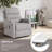 Upholstered Heated Massage Chair-1636870613