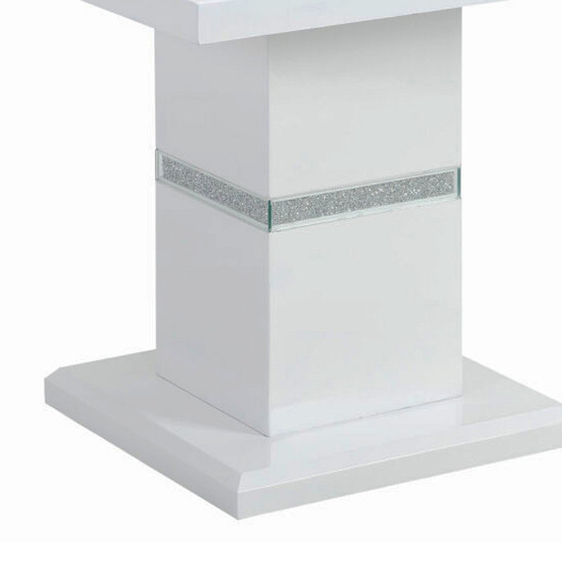 ARIYA WHITE END TABLE, White