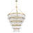 Nikiforos 30 Light Modern Gold Chandelier